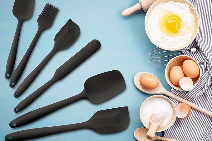 Premium Heat-Resistant Silicone Cooking Utensil Set – Non-Stick, BPA-Free, Dishwasher Safe