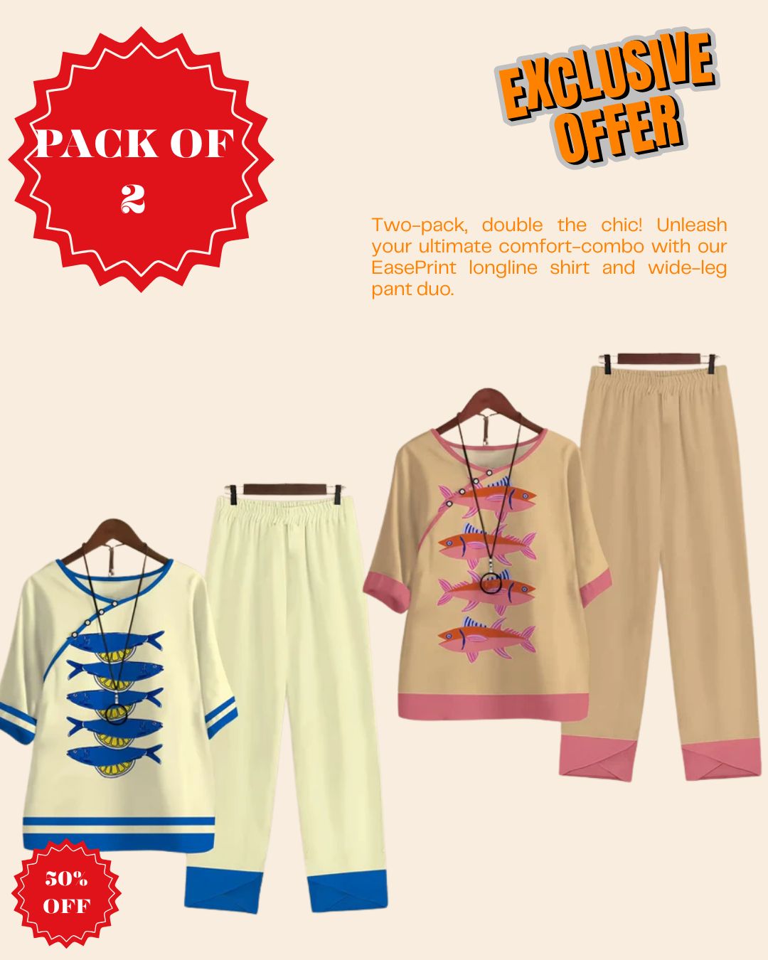 Pack of 2 – Effortless Everyday Style Combo