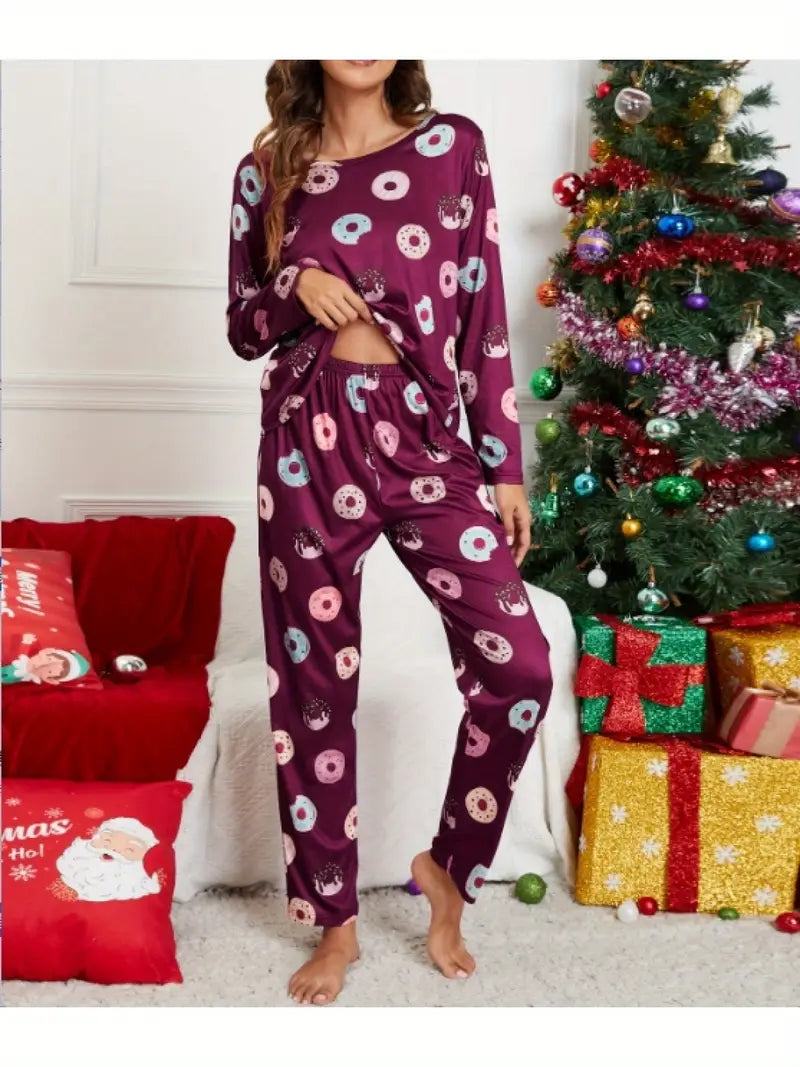 Outside Cozy Cartoon Print Home & Streetwear (Pack of 3)