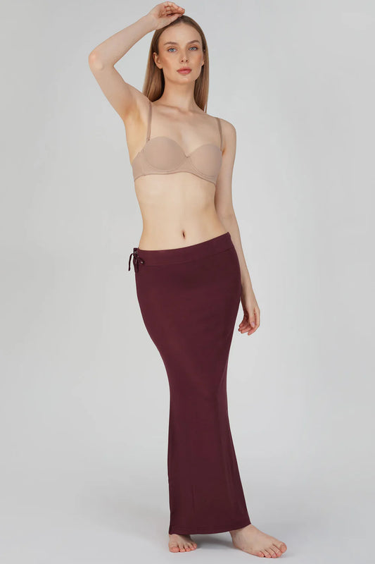 Everyday saree Shapewear Mahogany Red
