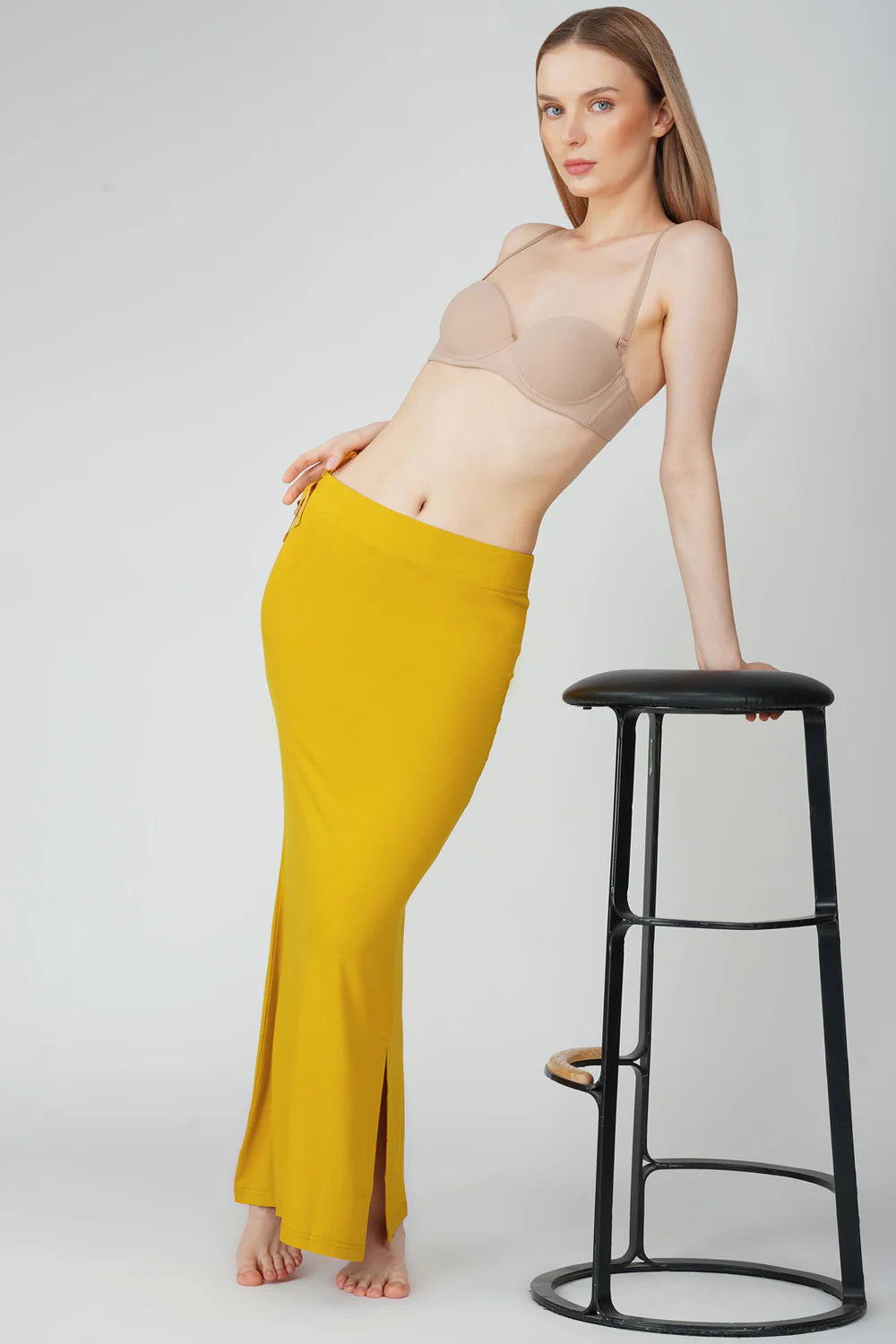 Everyday saree Shapewear Metallic gold