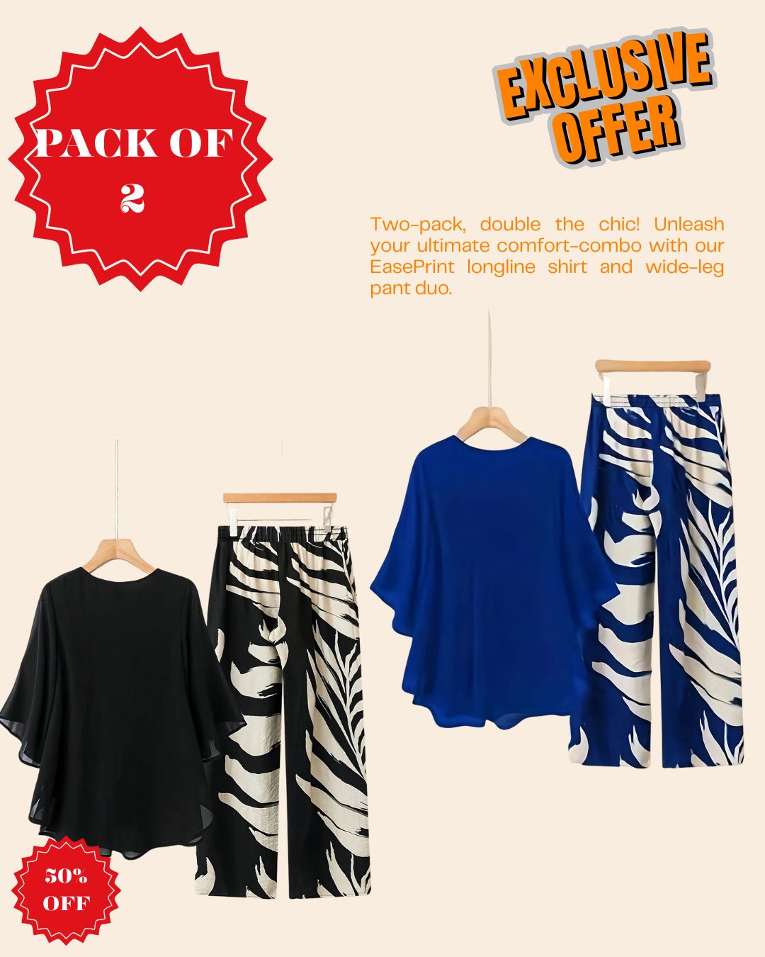 Pack of 2 – Effortless Everyday Style Combo