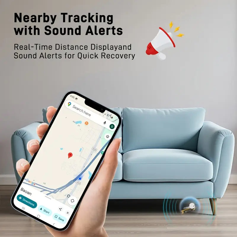 RSH Smart GPS Tracker – Real-Time Asset Tracker for Cars, Keys, Bags & Wallets, Android Compatible