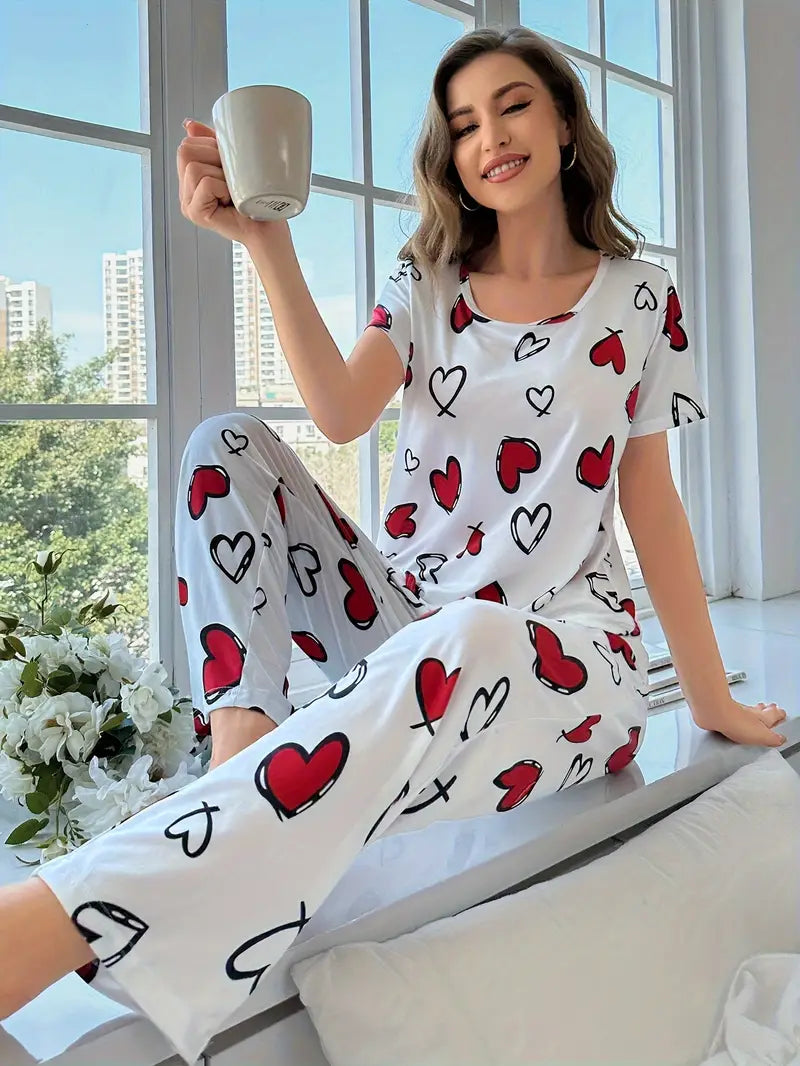 Outside Cozy Cartoon Print Home & Streetwear (Pack of 3)
