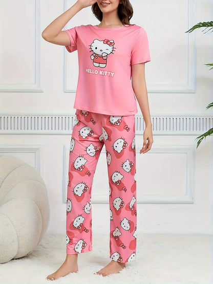 Outside Cozy Cartoon Print Home & Streetwear (Pack of 3)