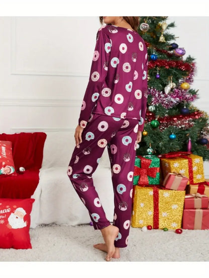 Outside Cozy Cartoon Print Home & Streetwear (Pack of 3)