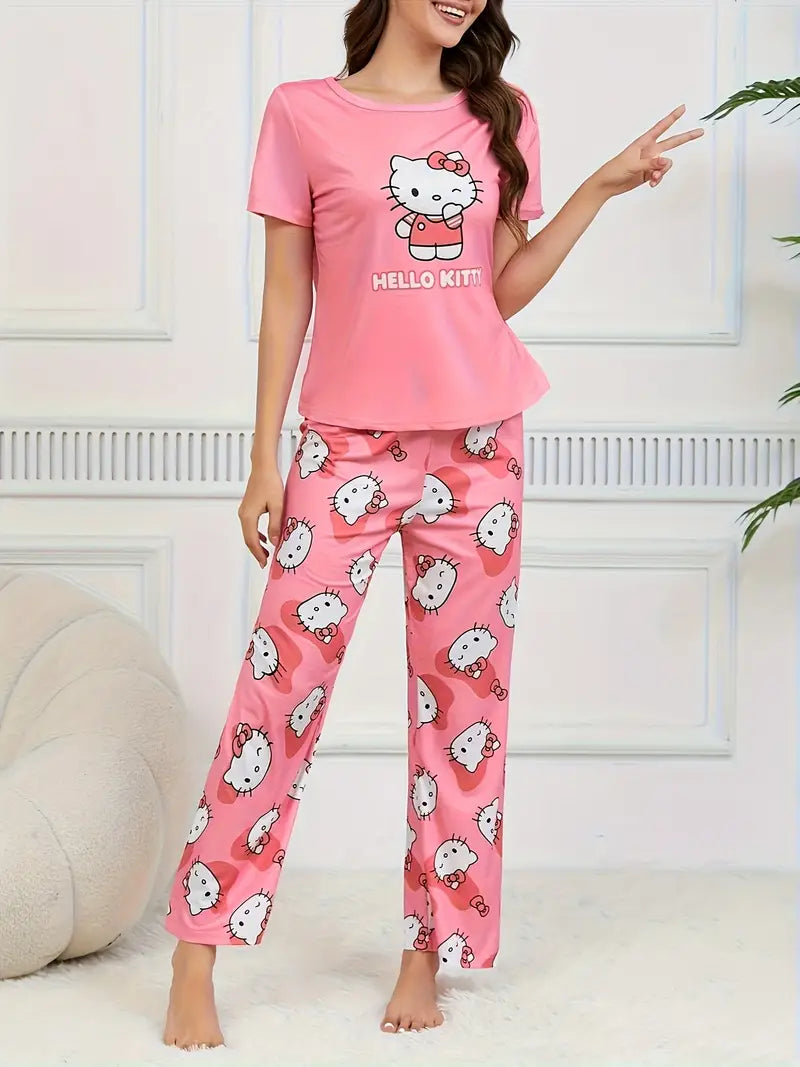 Outside Cozy Cartoon Print Home & Streetwear (Pack of 3)