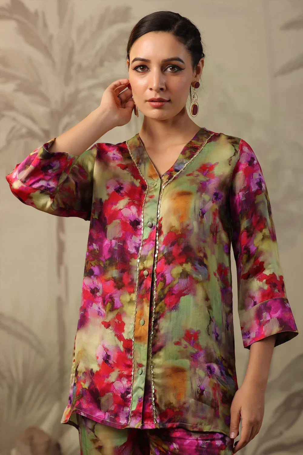 Chill Mode Co-Ord Set Half Sleeve T-shirt & Straight Leg Pant