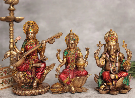 Lakshmi Ganesh Saraswati Set