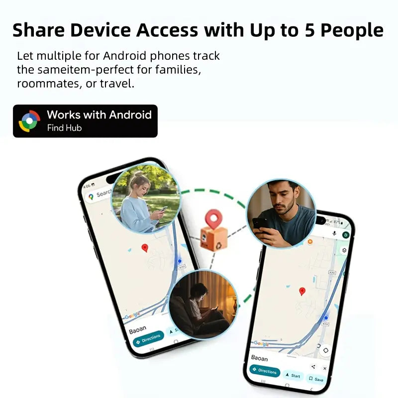 RSH Smart GPS Tracker – Real-Time Asset Tracker for Cars, Keys, Bags & Wallets, Android Compatible