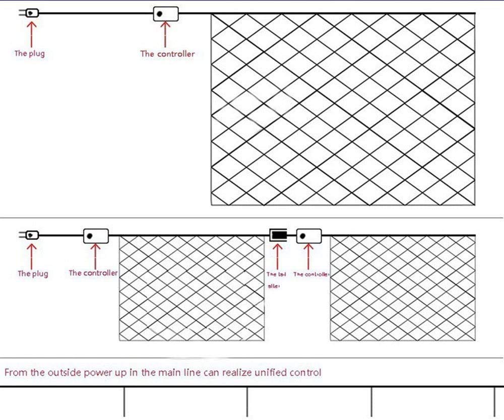 Led Net Mesh String Lights