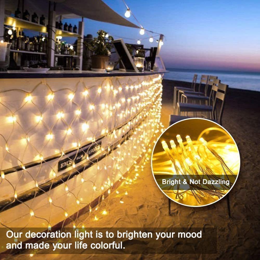 Led Net Mesh String Lights