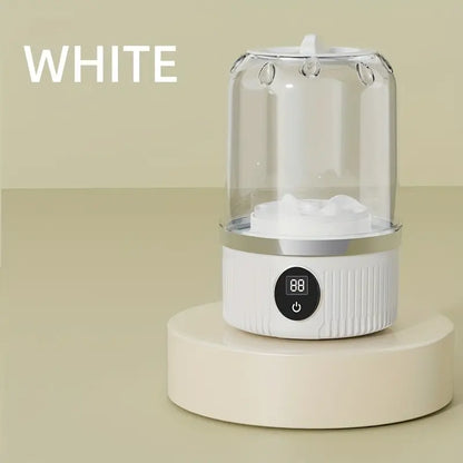 Portable Automatic Washing Machine, Rechargeable Mini Washer for Travel & Home Use