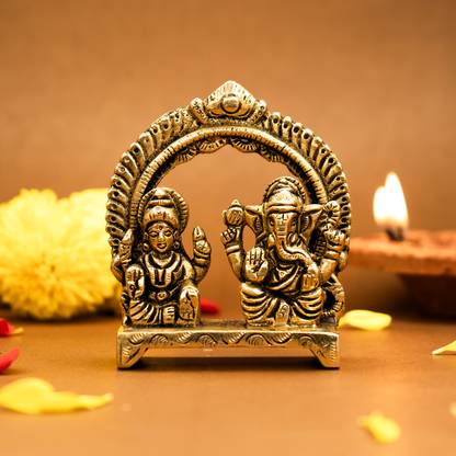 Ekhasa 100% Pure Brass Lakshmi Ganesh Murti