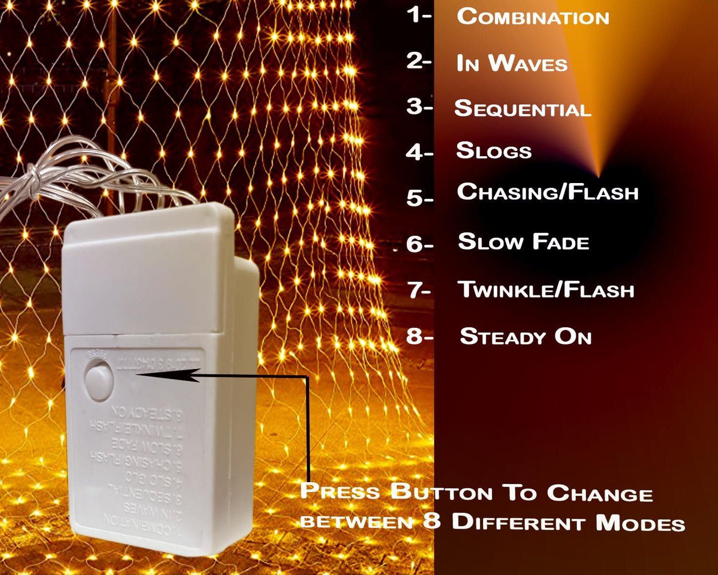 Led Net Mesh String Lights