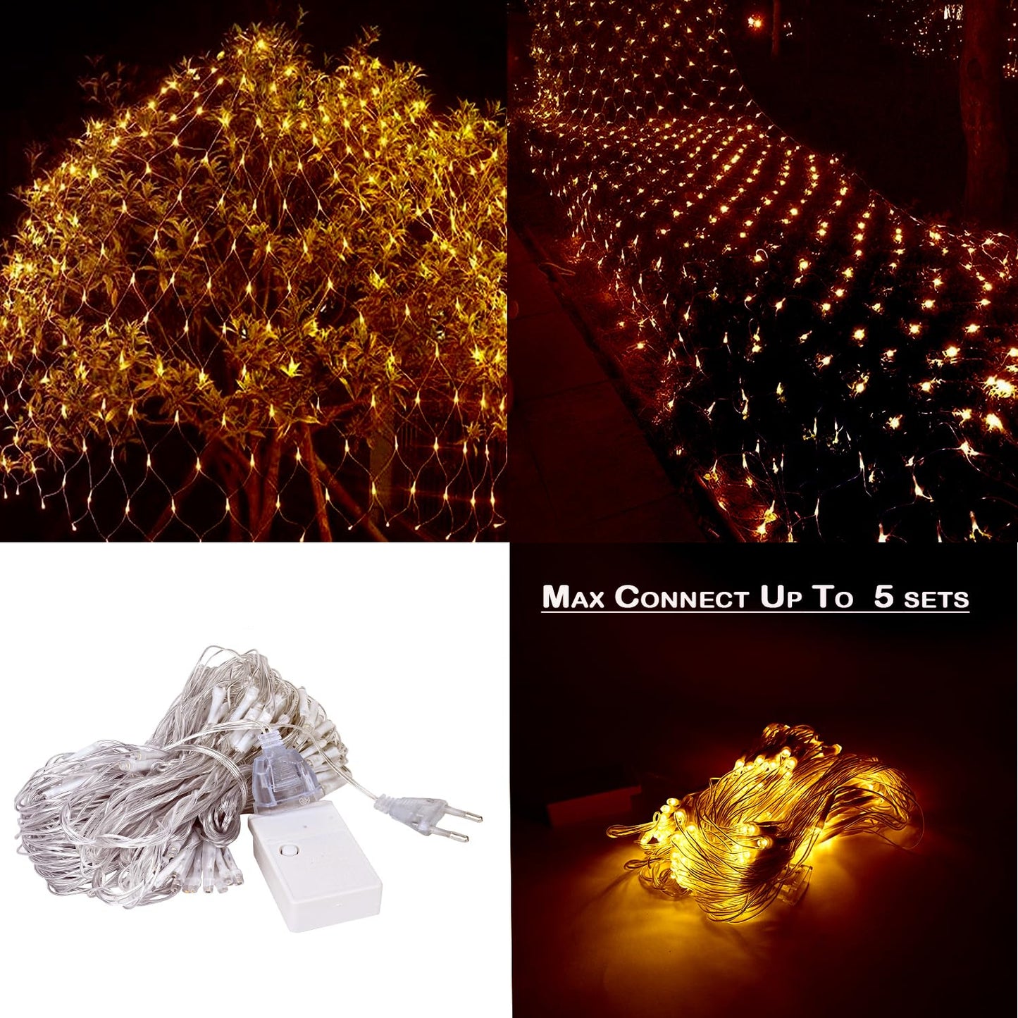 Led Net Mesh String Lights