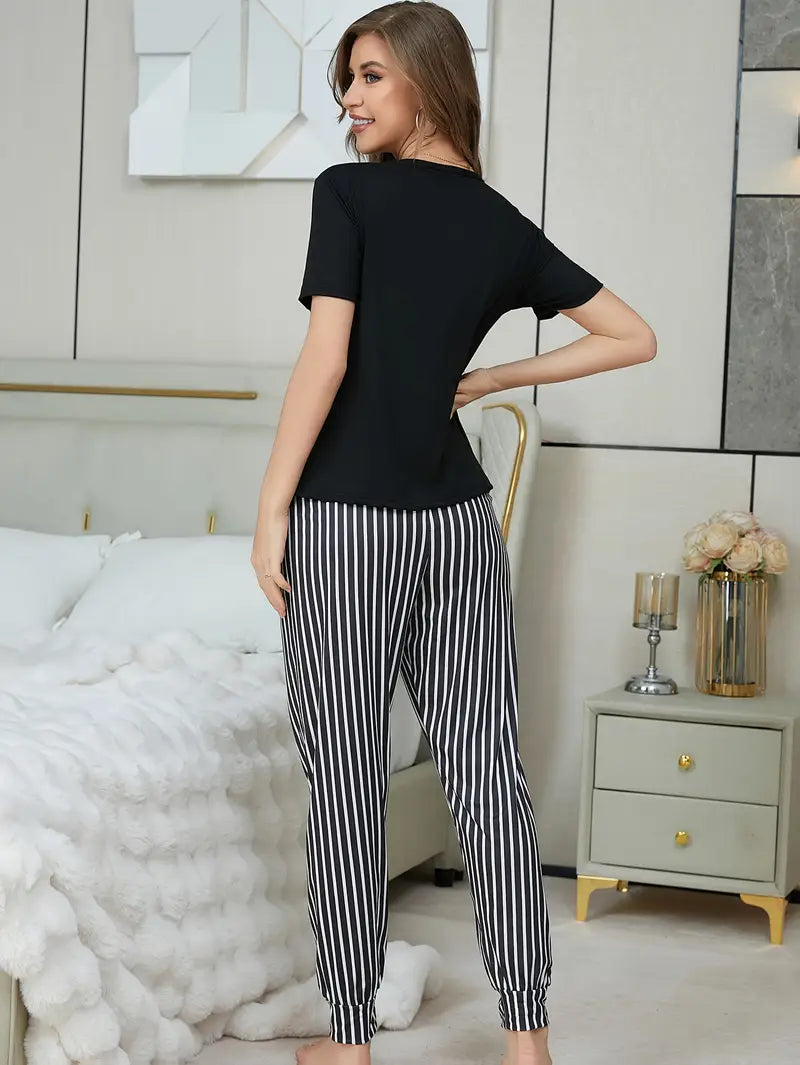 Outside Cozy Cartoon Print Home & Streetwear (Pack of 3)