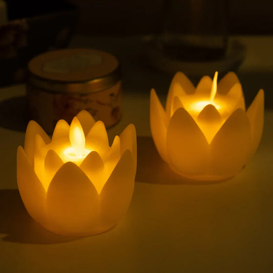 LED Lotus Candles Sets