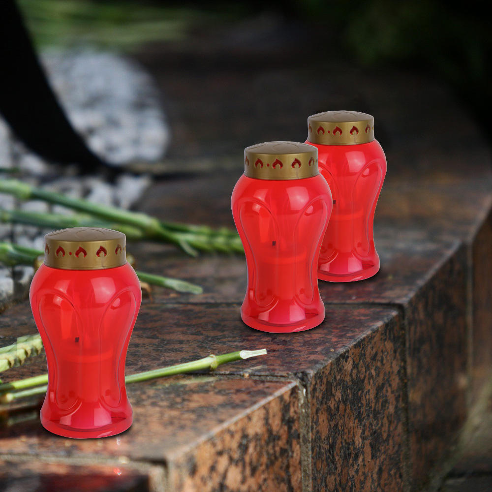 Flameless LED Cemetery Lamp