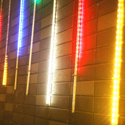 Colorful Icicle Fall String Outdoor Street Led Rain Style