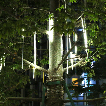 Colorful Icicle Fall String Outdoor Street Led Rain Style