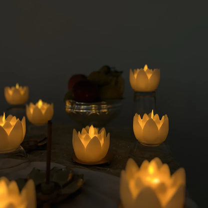 LED Lotus Candles Sets