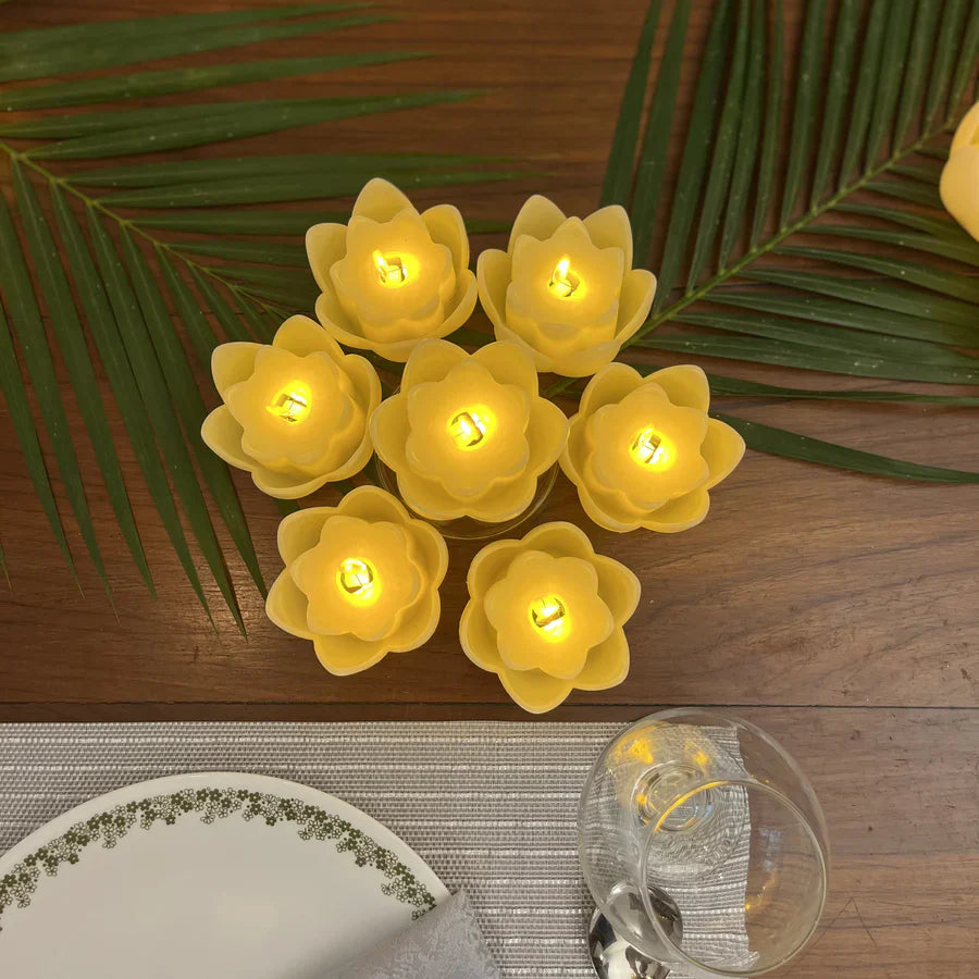 LED Lotus Candles Sets
