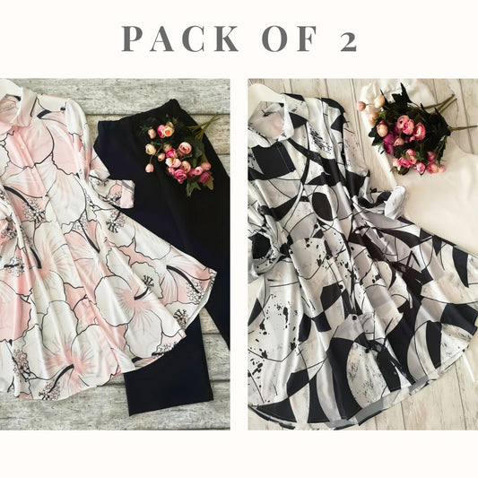 Pack Of 2 Heavy Kurti With Palazzo