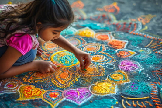 4 In 1 DIY Rangoli BOX