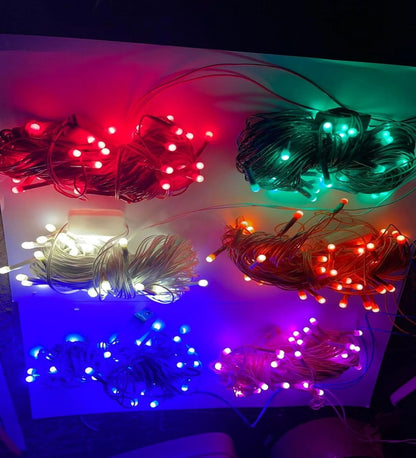 Assorted 15 Mtrs Rice LED String Light(Pack of 3)