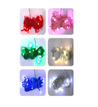 Assorted 15 Mtrs Rice LED String Light(Pack of 3)