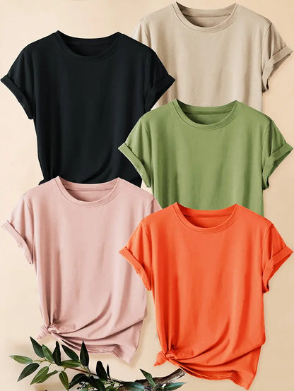 Pack of 5 Women T-Shirts