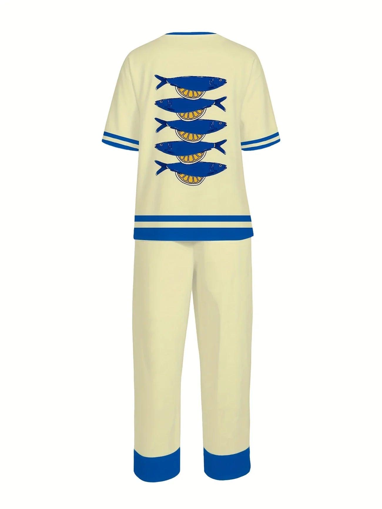 Chill Mode Co-Ord Set Half Sleeve T-shirt & Straight Leg Pant