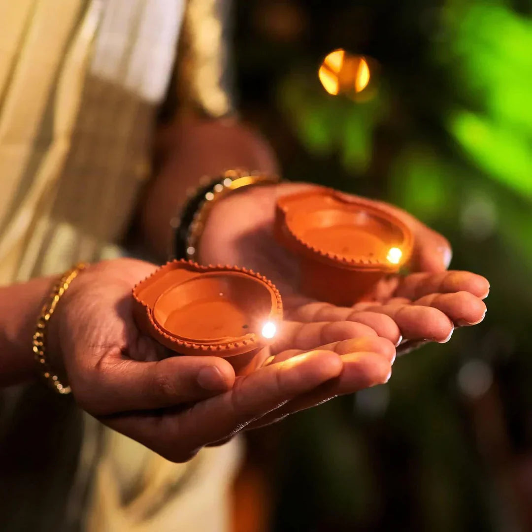 Pack Of 16 Water Sensor LED Diya - No Fire, No Smoke, No Oil – Just Radiant Light