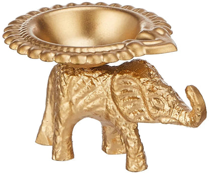 Aluminium Elephant Diya