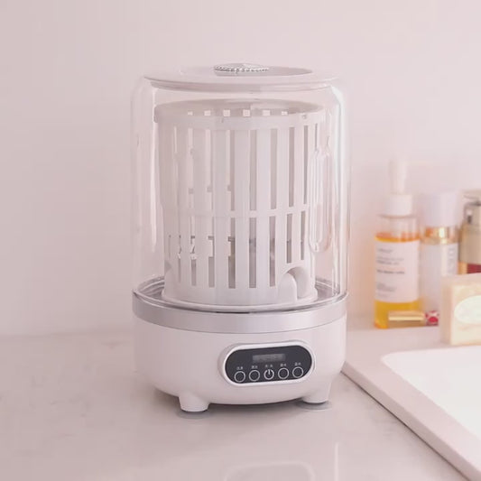 Mini Automatic Washing & Drying Machine, Portable Clothes Washer with Rechargeable Battery